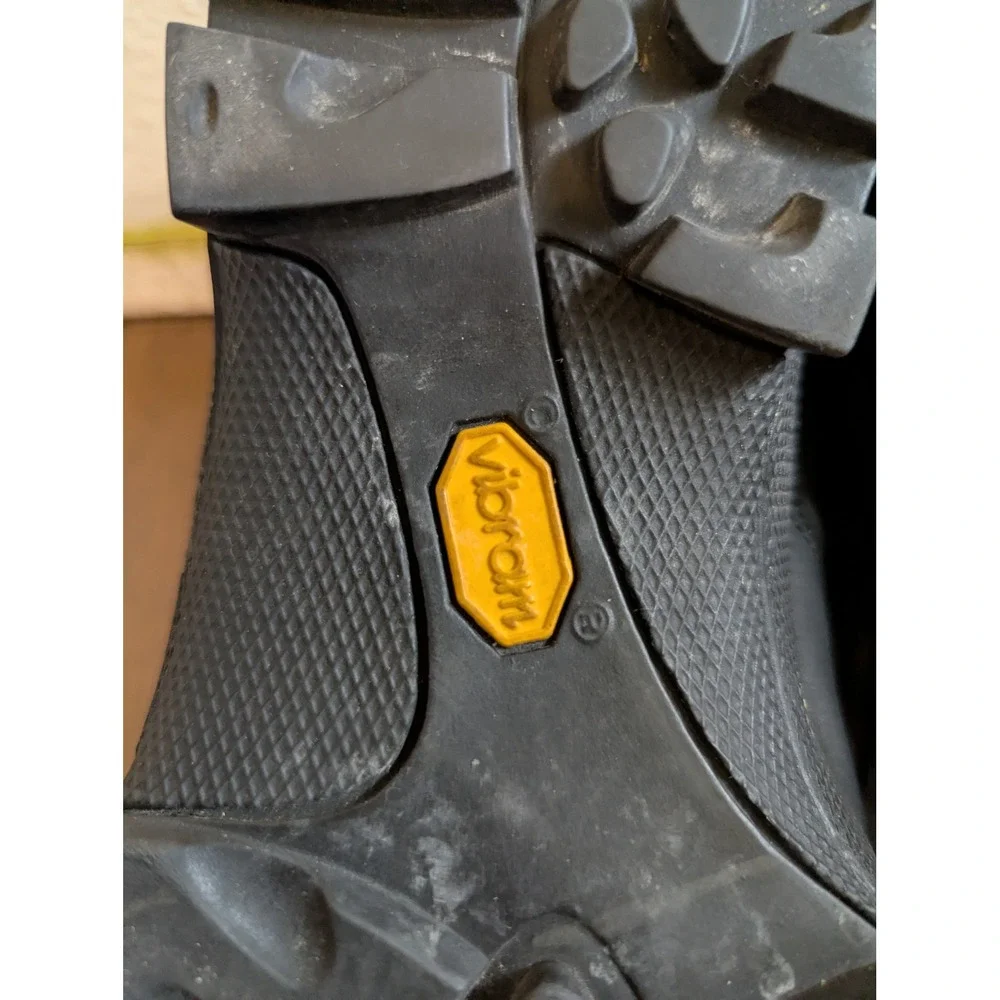 Harley Davidson‎ Mens 95129 Black Leather Vibram Sole Riding Boots Size 11.5